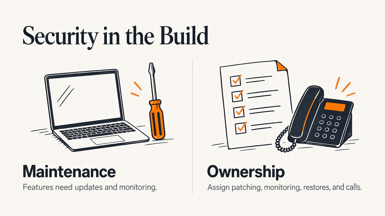 Perspective: security belongs in the build — overview diagram